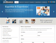 Tablet Screenshot of 72degreescb.com